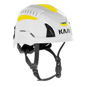 KASK Quantum Cabrio pelastuskypärä valkoinen - keltainen
