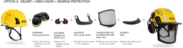 KASK  Zen Visor Adapters pari EasyClick visiirikiinnikkeet - Image 4
