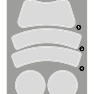 KASK Superplasma merkintätarrat läpinäk.